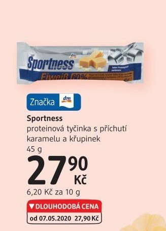 Proteinová tyčinka Sportness