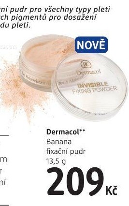 Pudr fixační Invisible Dermacol