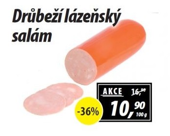 Salám drůbeží lázeňský