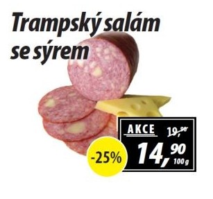 Salám trampský se sýrem