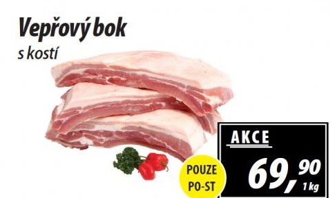 Vepřový bok s kostí