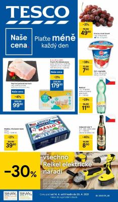 akční leták Tesco 14.4.2021-20.4.2021