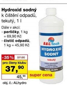 Hydroxid sodný Baltech