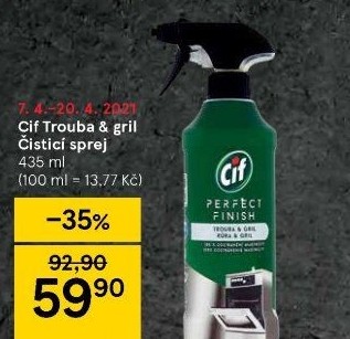 Čistič na trouby a grily Cif