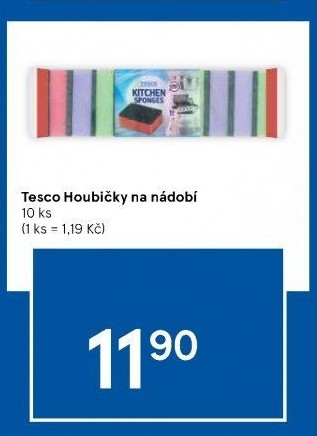 Houbičky na nádobí Tesco