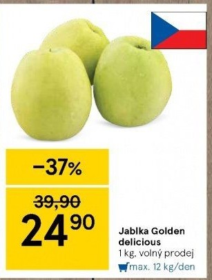 Jablka Golden Delicious