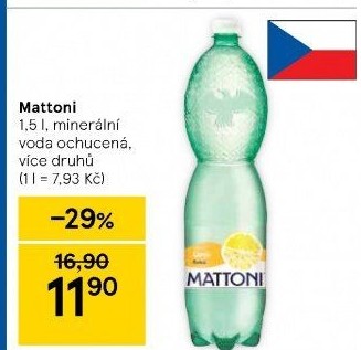 Ochucená voda Mattoni