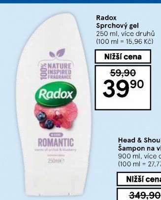 Sprchový gel Radox
