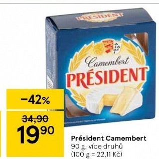 Sýr Camembert Président