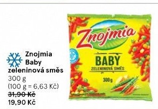 Zeleninová směs Baby mražená Znojmia