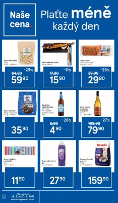 akční leták Tesco 14.4.2021-20.4.2021