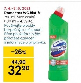 Čistič WC gelový Domestos