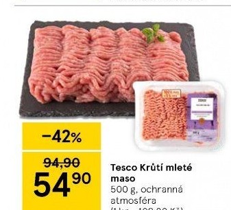 Krůtí mleté maso Tesco