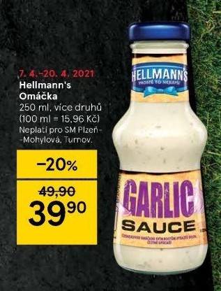 Omáčky k masu Hellmann'