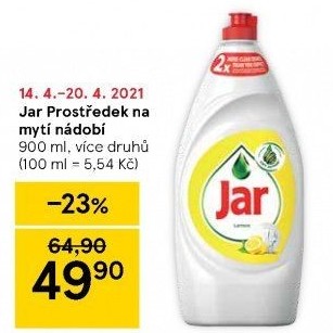 Prostředek na nádobí Jar