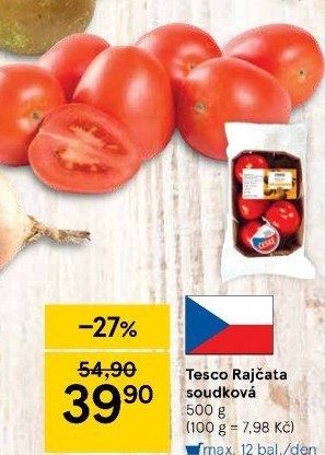 Rajčata soudková Tesco