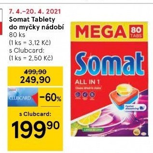 Tablety do myčky Somat