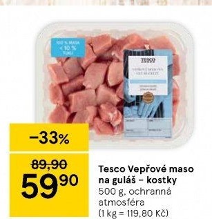 Vepřové maso na guláš Tesco