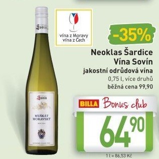 Vína Vinný sklep Sovín