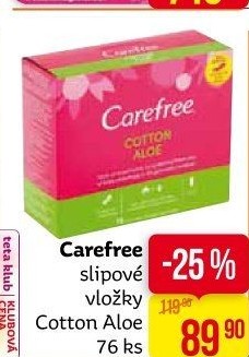 Vložky dámské slipové Carefree