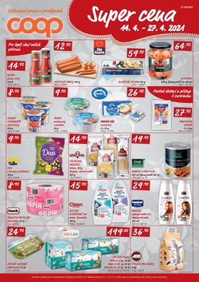 akční leták COOP 14.4.2021-27.4.2021
