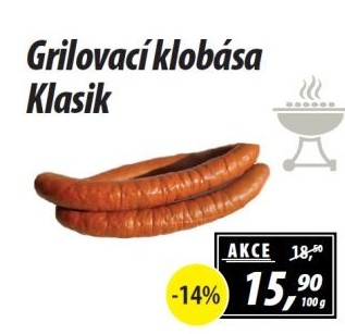 Grilovací klobása