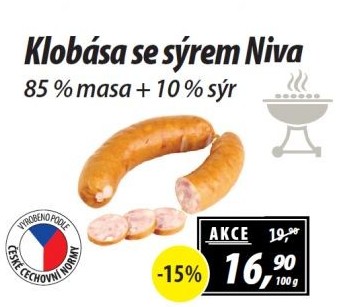 Klobása s nivou