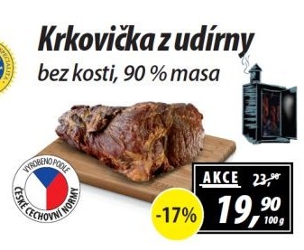 Krkovička z udírny