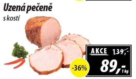 Uzená pečeně s kostí
