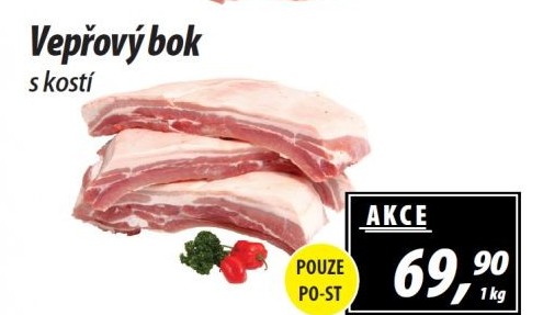 Vepřový bok s kostí