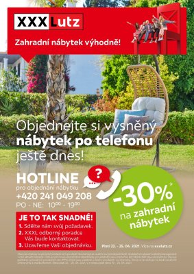 akční leták XXXLutz 19.4.2021-25.4.2021