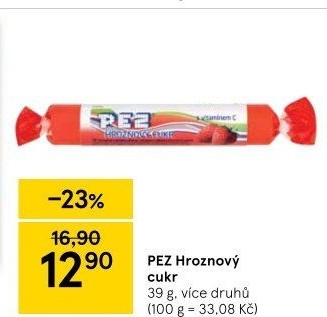 Bonbony z hroznového cukru PEZ