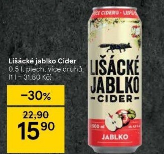 Cider Lišácké jablko Heineken