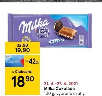 Čokoláda Milka