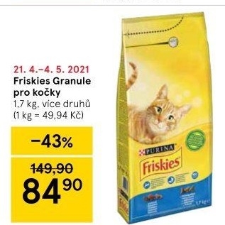 Granule pro kočky Friskies