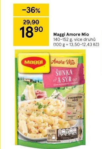 Jídla instantní Amore mio Maggi