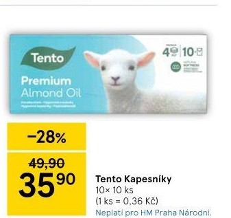 Kapesníčky papírové Tento