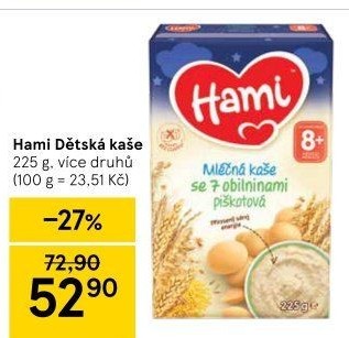 Kaše dětská Hami