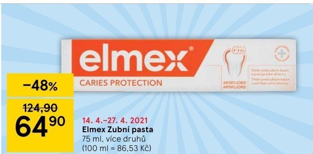 Pasty na zuby Elmex