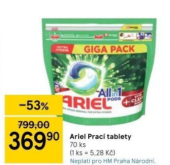 Prací kapsle Ariel