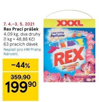 Prací prášek Rex