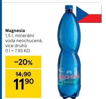 Přírodní voda Magnesia