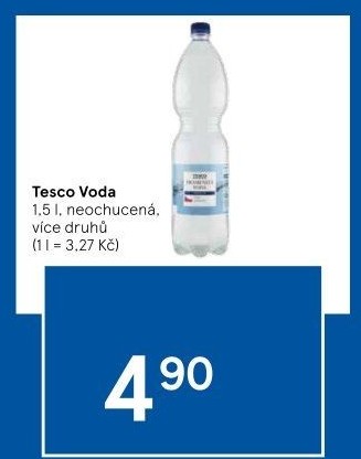 Přírodní voda Tesco