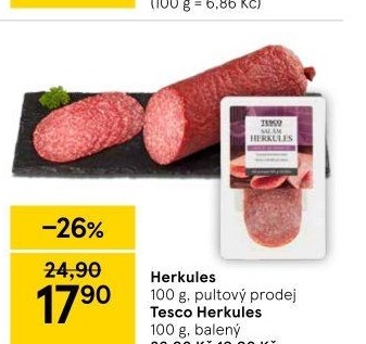 Salám Herkules Tesco
