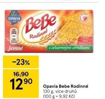 Sušenky Rodinné BeBe Opavia