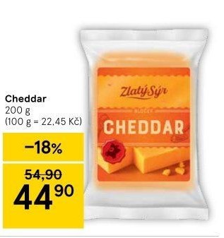 Sýr Cheddar Zlatý sýr