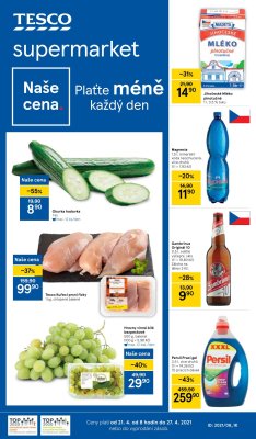akční leták Tesco 21.4.2021-27.4.2021