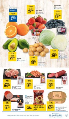 akční leták Tesco 21.4.2021-27.4.2021