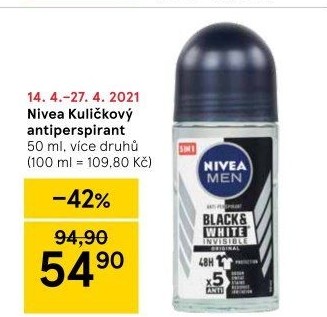 Deodorant kuličkový roll-on Nivea