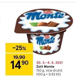 Dezert Monte Zott